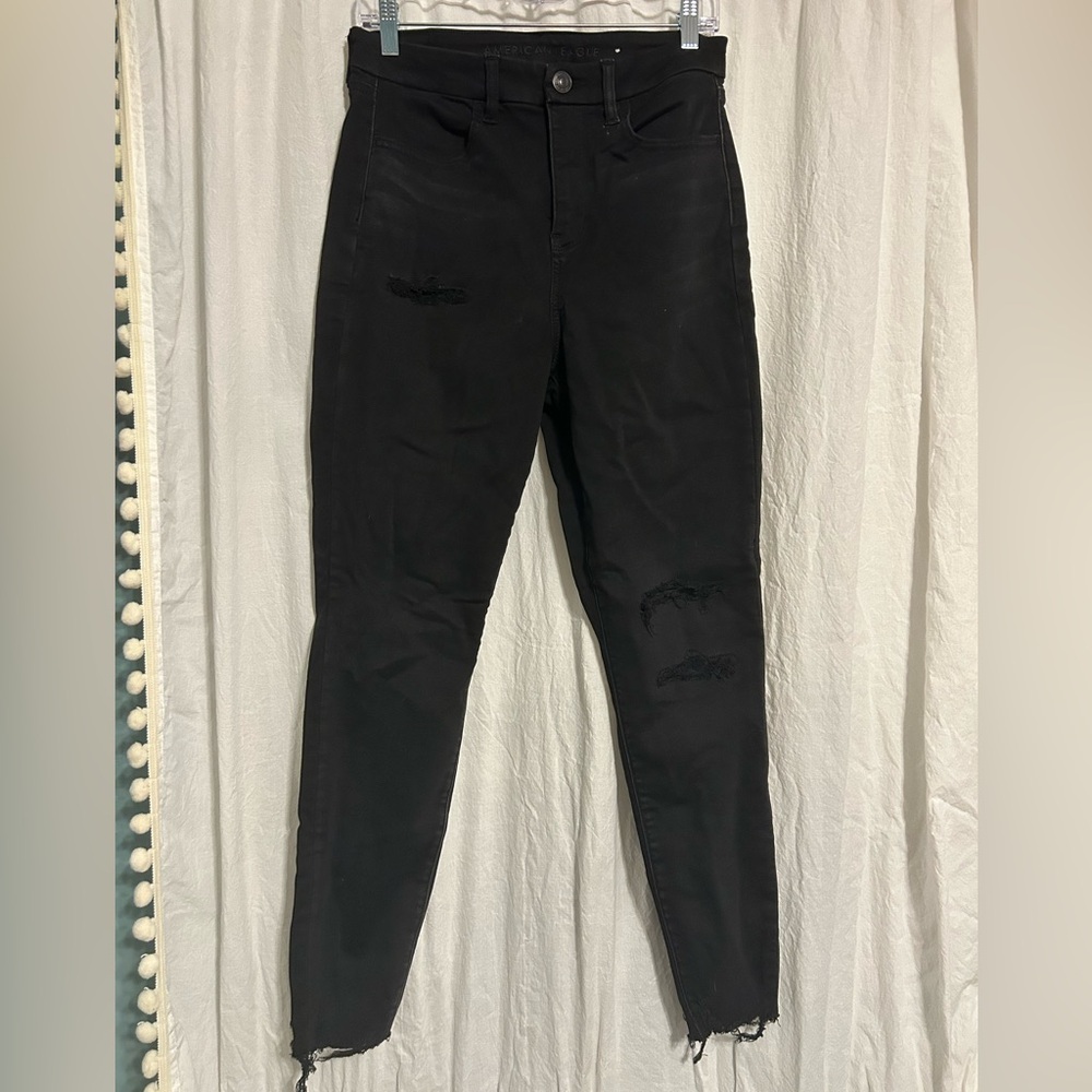 American Eagle Curvy Hi Rise Jegging Next Level Stretch size 8